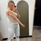 Rena Ruched Tank (Beige)