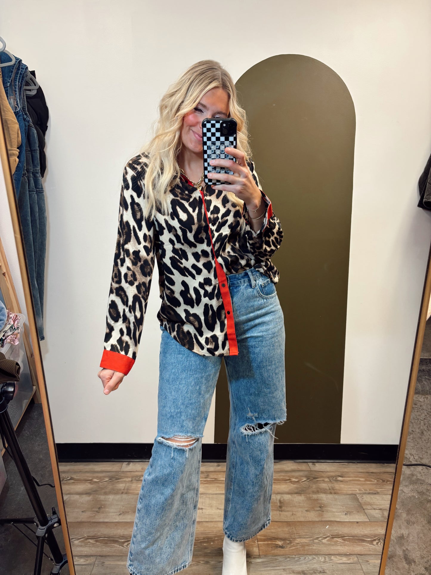 Live Out Loud Leopard Top