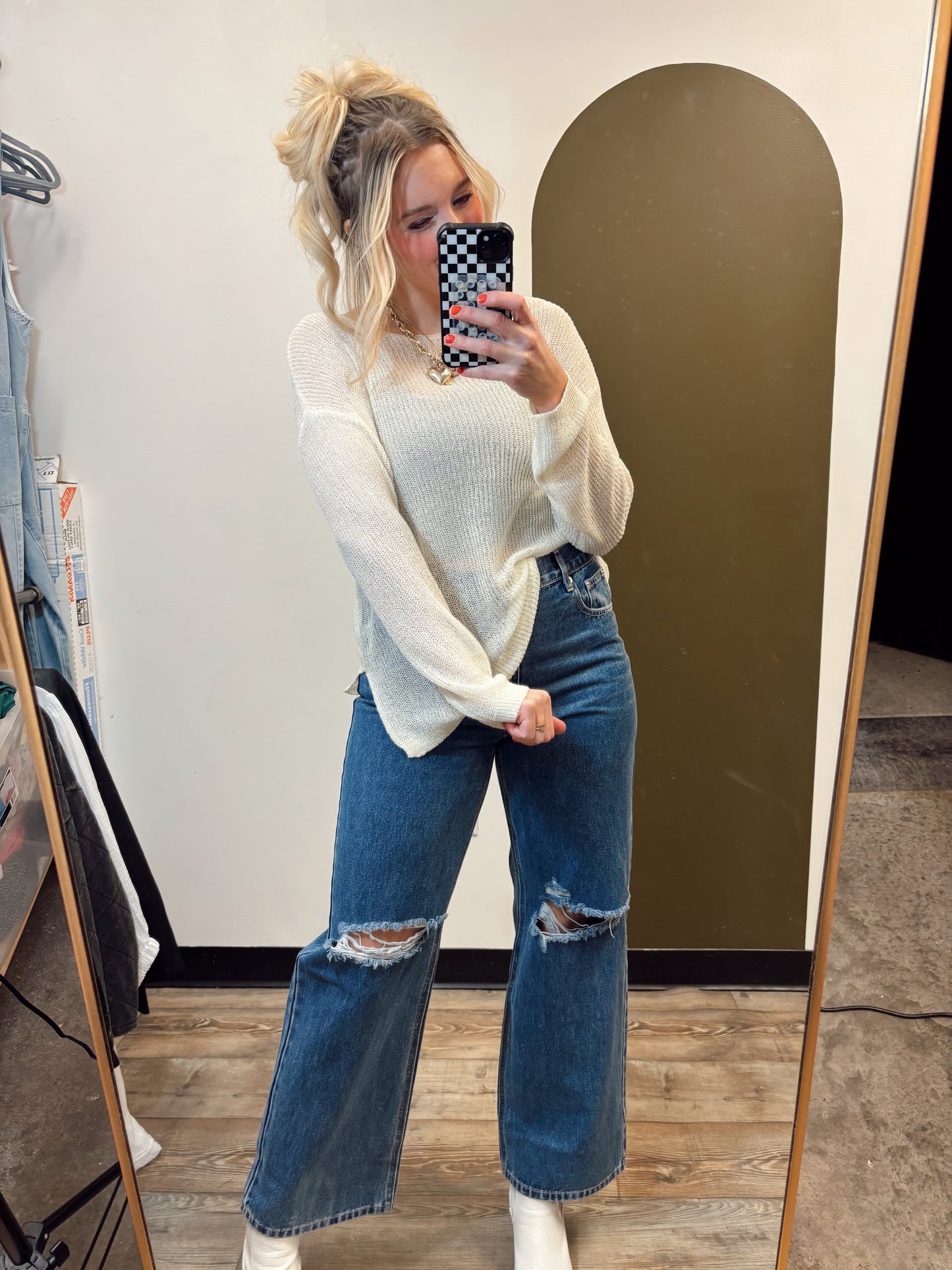 Sarah Sheer Sweater (Cream)