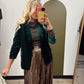 Velvet Dreams Blazer (Hunter)
