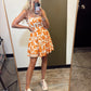 Resort Sun Mini Dress (Tangerine)