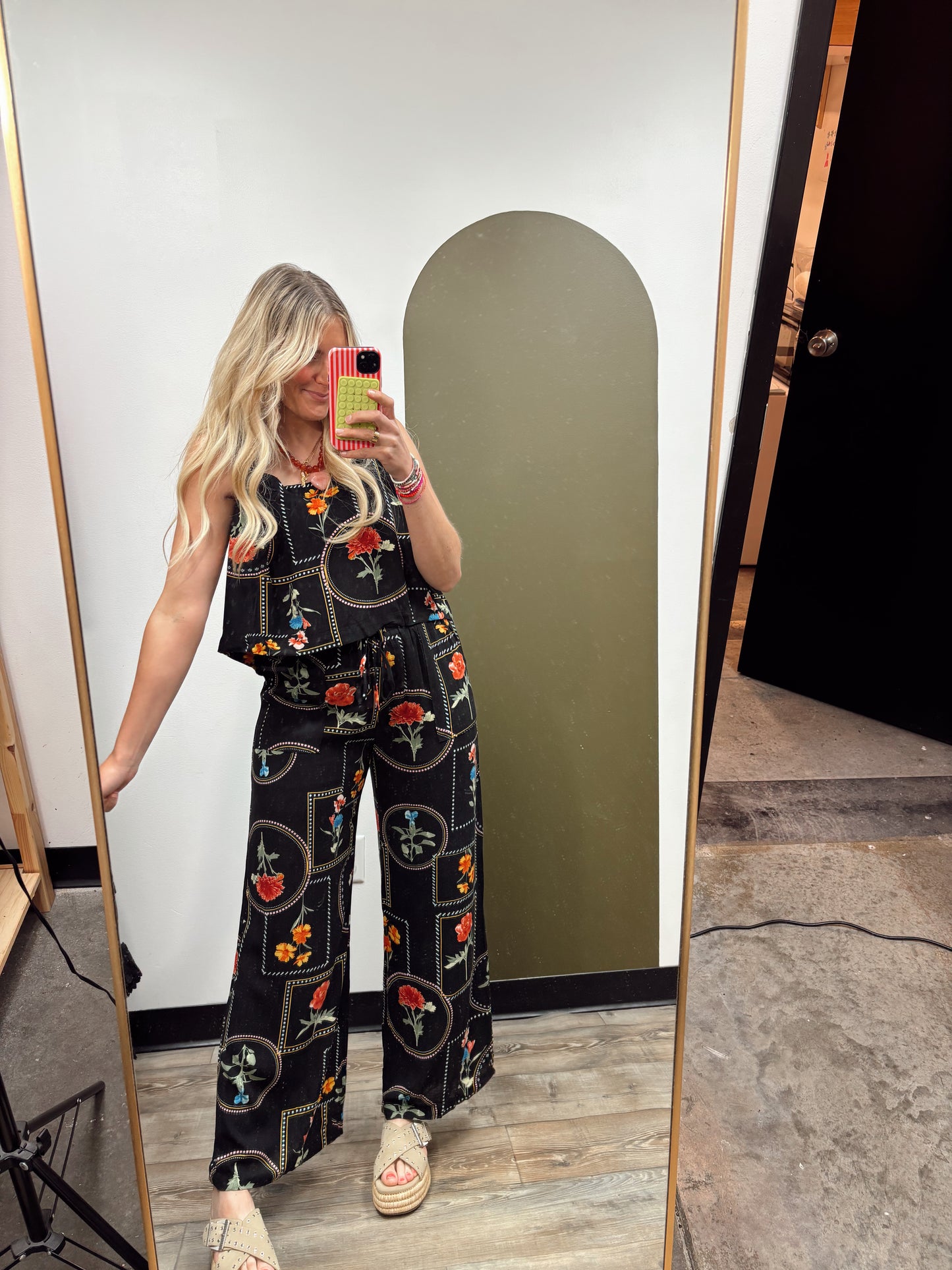 Tropicana Print Tank Set