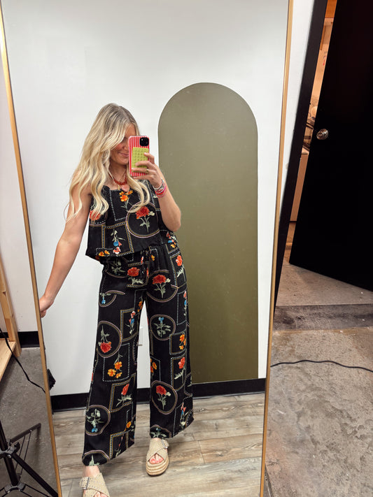Tropicana Print Tank Set