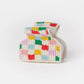 Gia Petite Checked Claw Clip