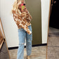Rosa Flower Sweater (Taupe)