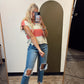 Diana S/S Stripe Sweater (Coral)