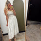 Gwyn Polka Dot Midi (Brown Dot)