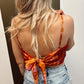 Golden Sands Handkerchief Top