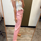 Enid Crinkle Pant (Blush)