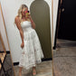 Vineyard Eyelet Dress (White)
