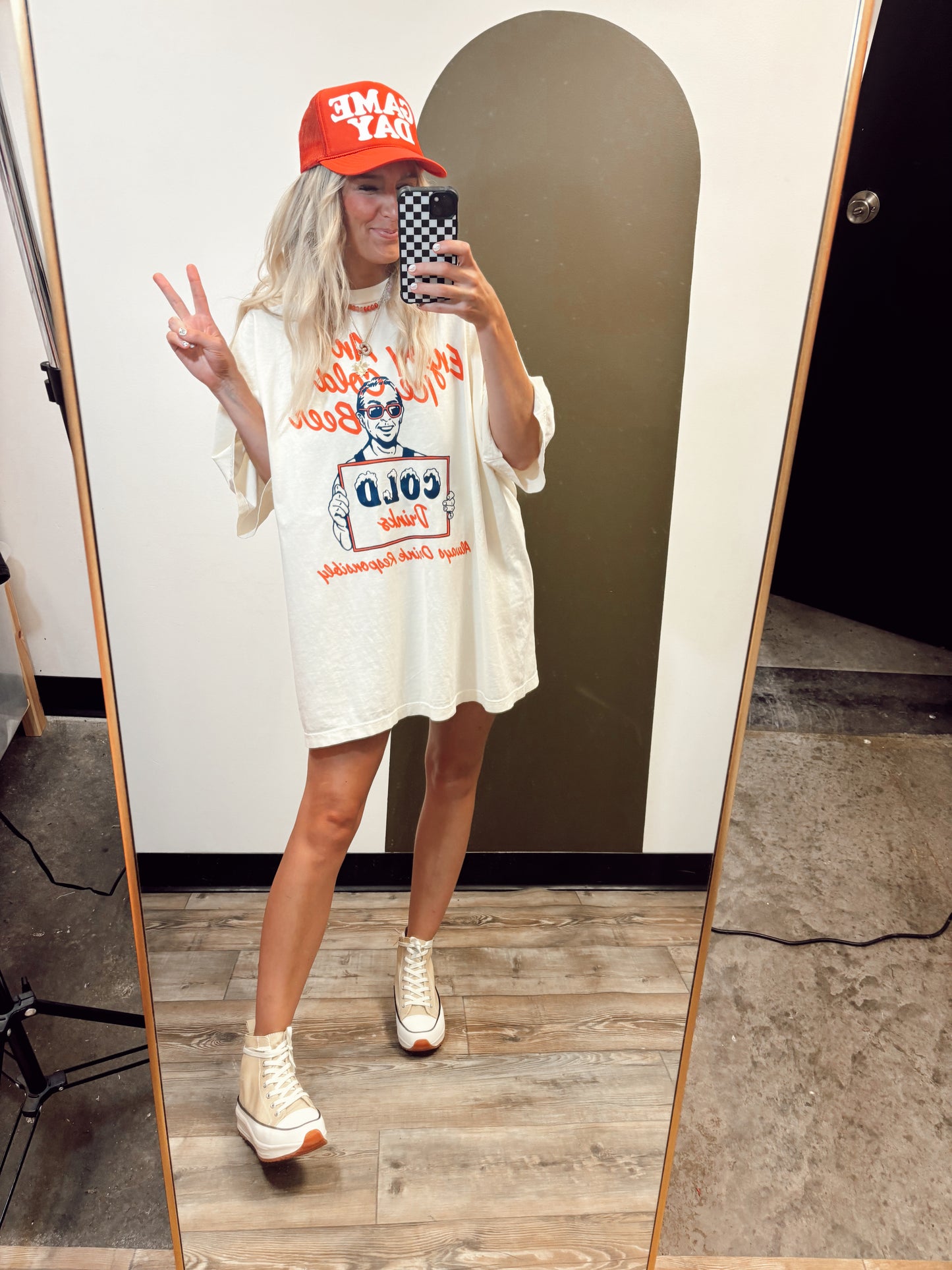 Ice Cold Beer Oversize Tee