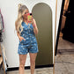 Stars Align Denim Romper