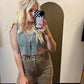 Cassandra Knit Vest (B&W)