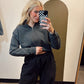 Long Weekend Zip Top (Black)