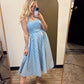 Farrah Midi Dress (Blue)
