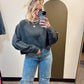 Stay In Sweat Top (Black)