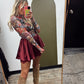 Hope Sheer Floral Top (Black)