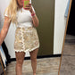 Vacation Mode Print Skort