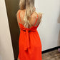 Summer Vixen Tie Dress (Red)
