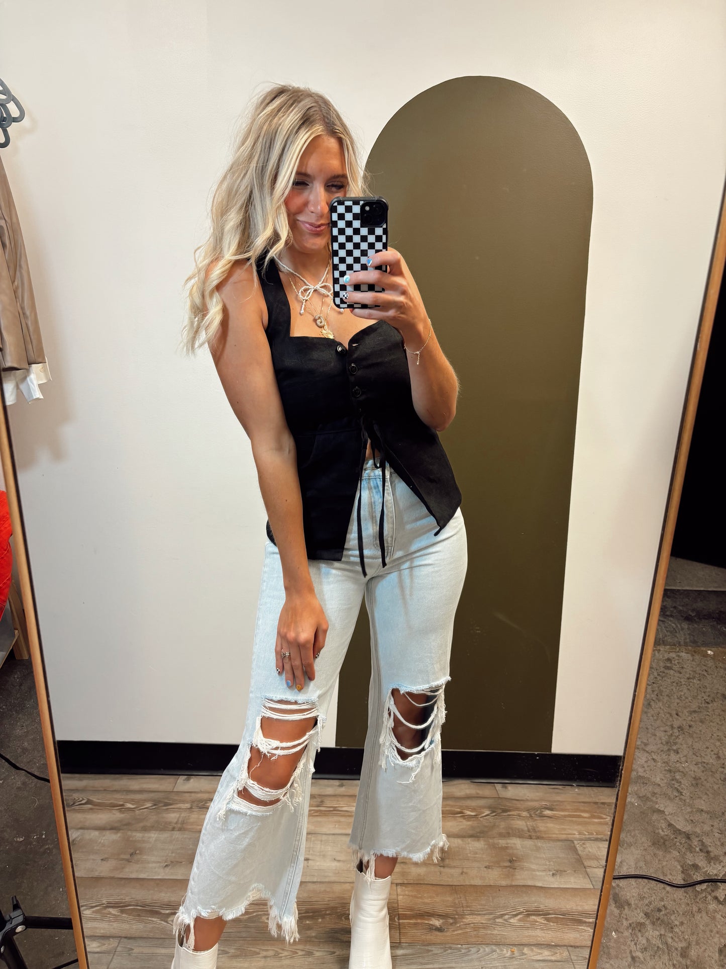 Nadia Button Vest