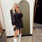 Tallie Lace Mini Dress (Black)