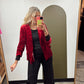 Velvet Dreams Blazer (Magenta)