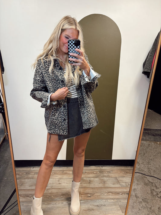 Rae Leopard Jacket