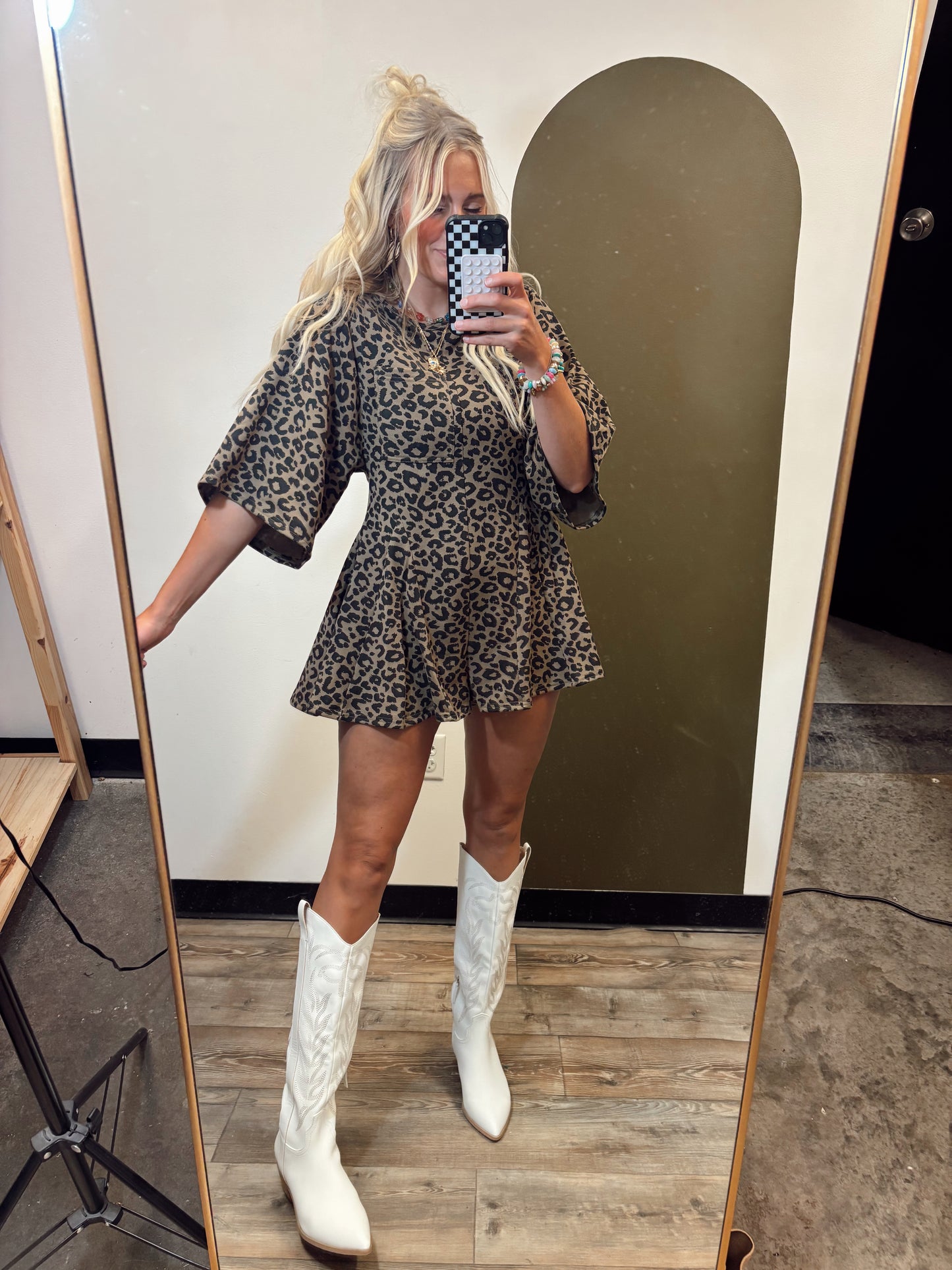 Free To Frolic Leopard Romper