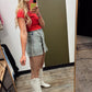 Luciana Detail Denim Skort