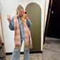 Stevie Striped Tassel Scarf