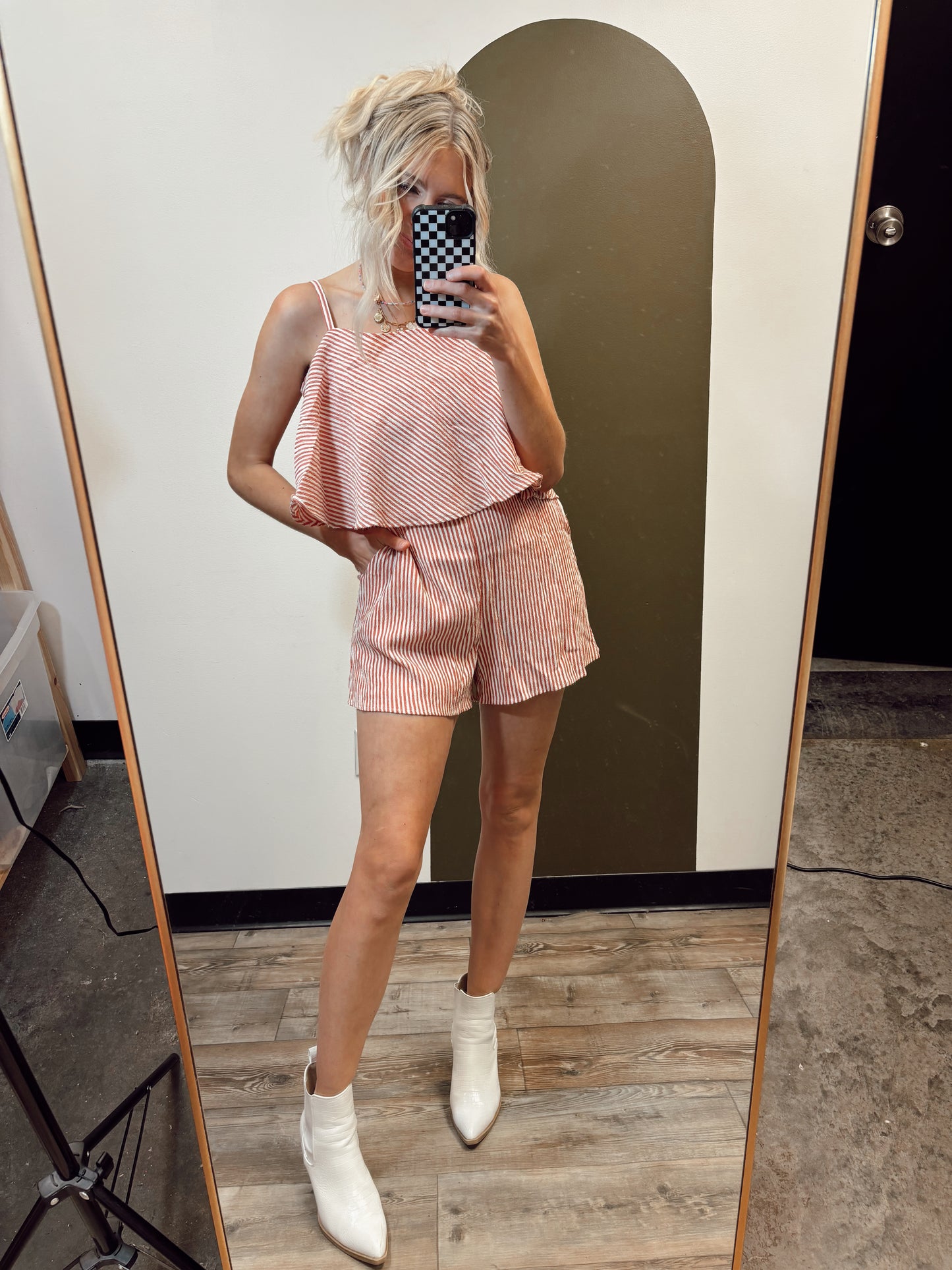 Seersucker And The City Romper