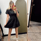 Sporty Spice Hoody Dress (Black)