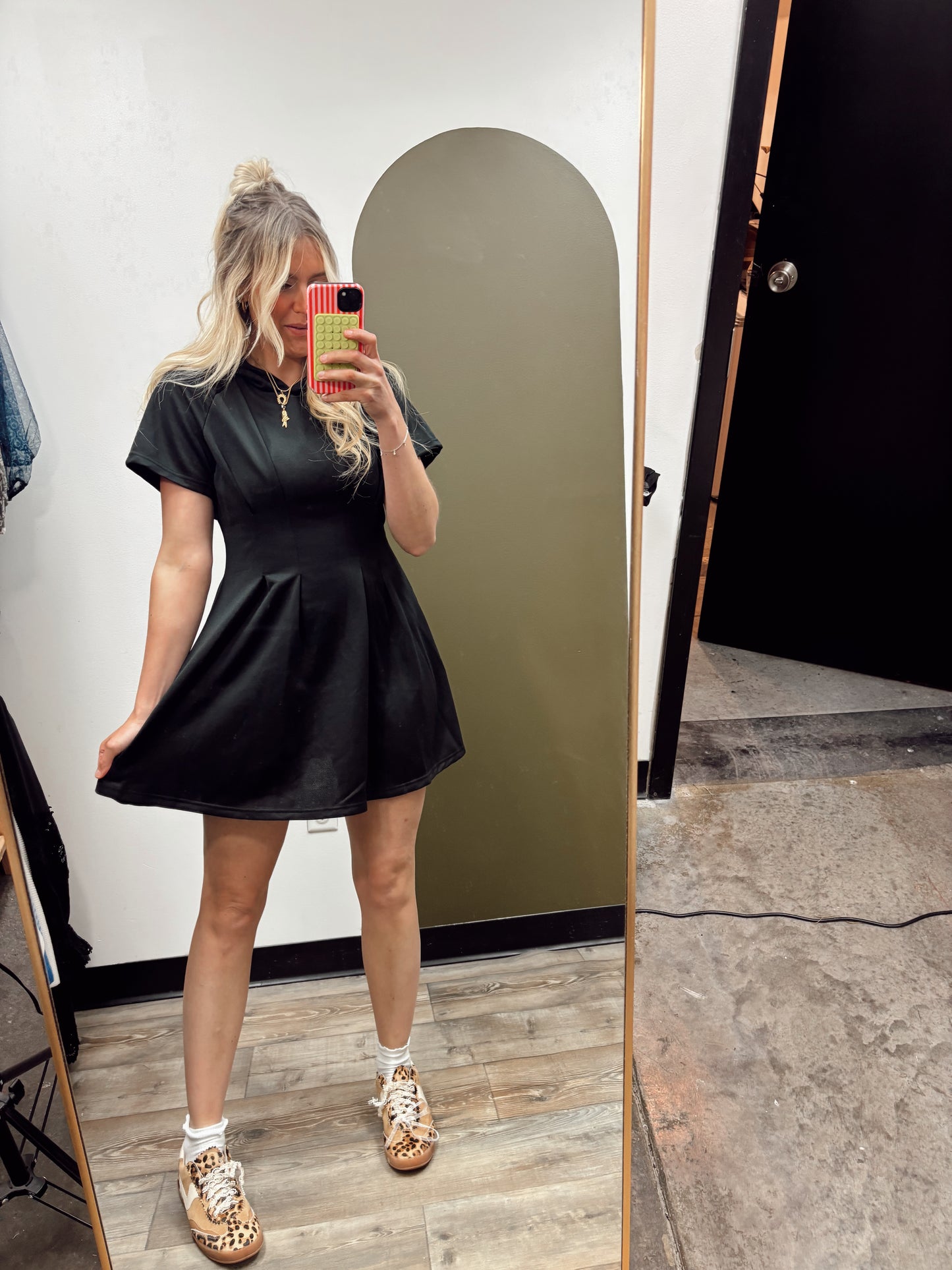 Sporty Spice Hoody Dress (Black)