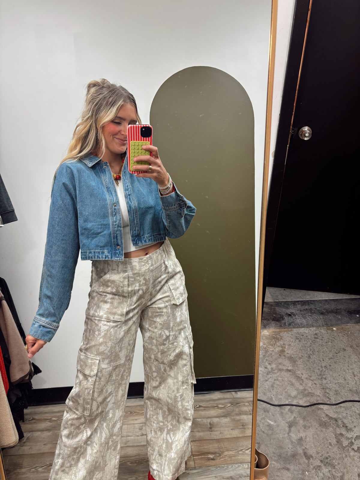 Hunter Crop Denim Jacket