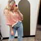 Jordyn Stripe Sweater (Coral)