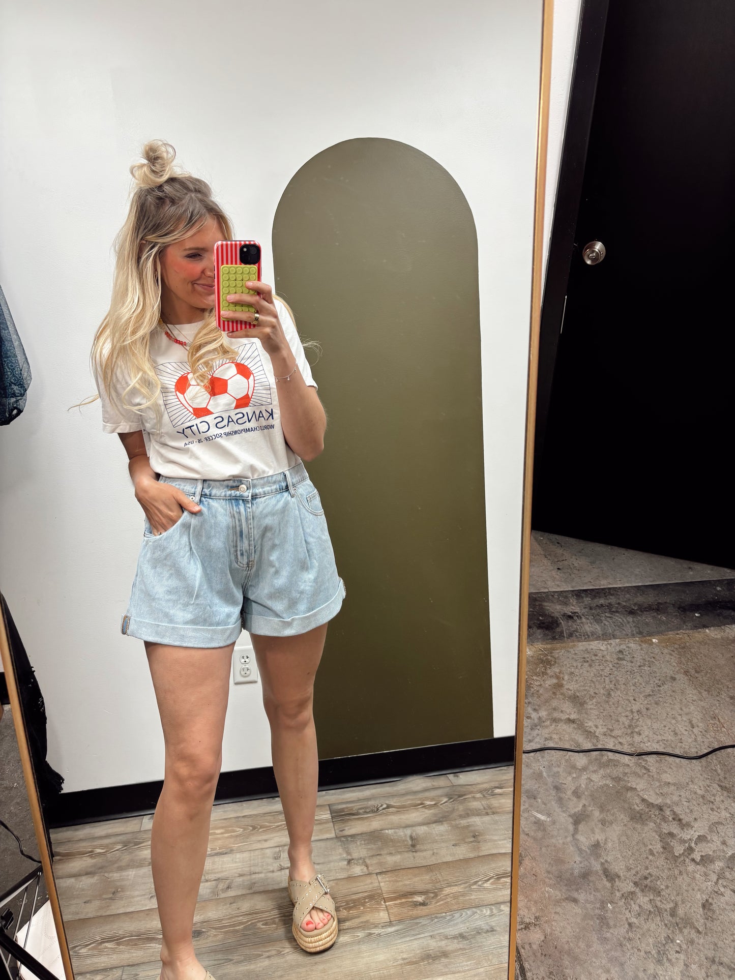 Baby Cuff Denim Short