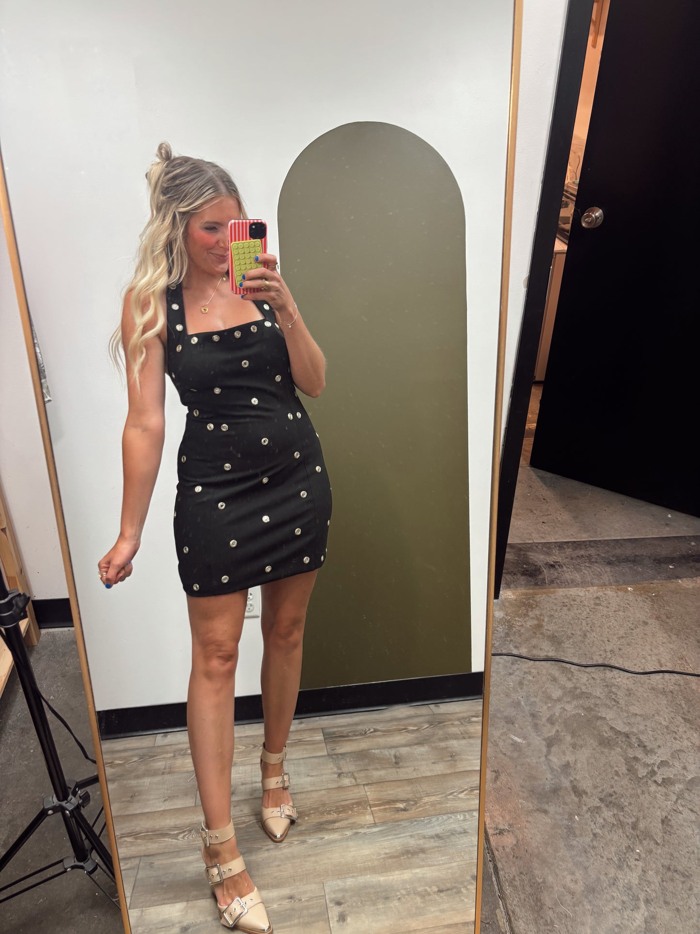 Reflect The Dots Mini Dress