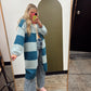 Seashore Long Stripe Cardigan