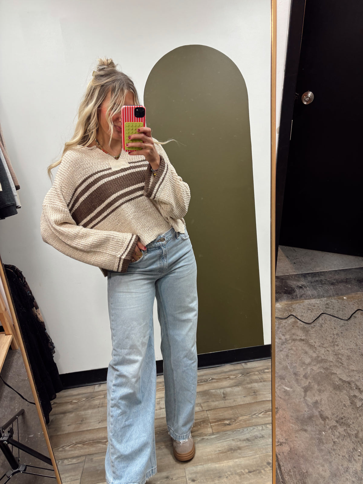 Mainland Slouch Sweater (Brown)