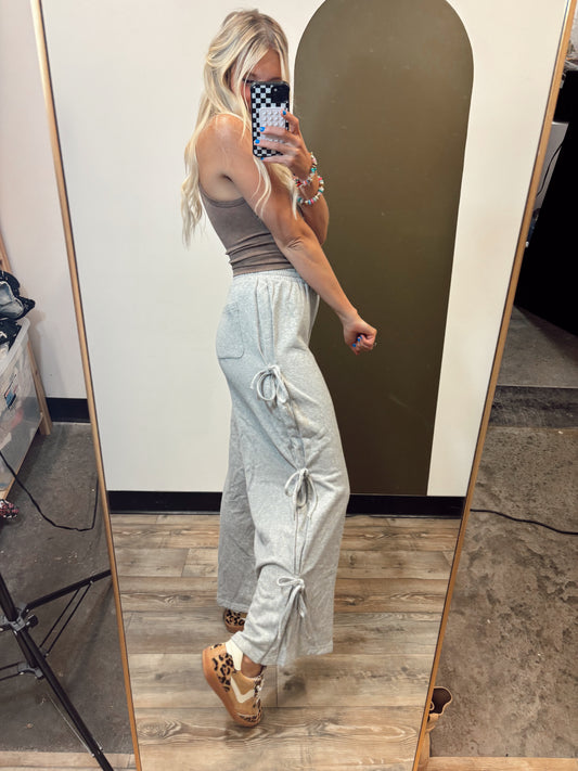 Preston Bow Pant (Grey)
