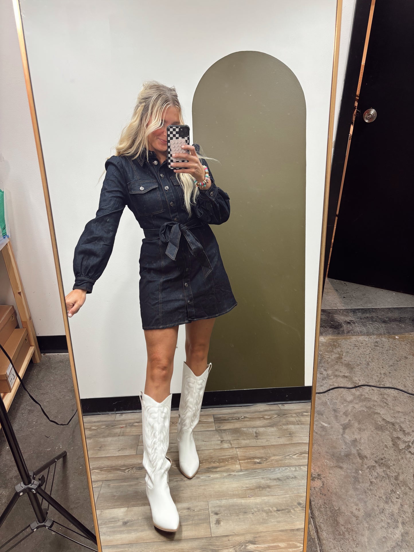 Jordyn Denim L/S Dress