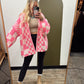 Come Around Check Cardy (Pink)