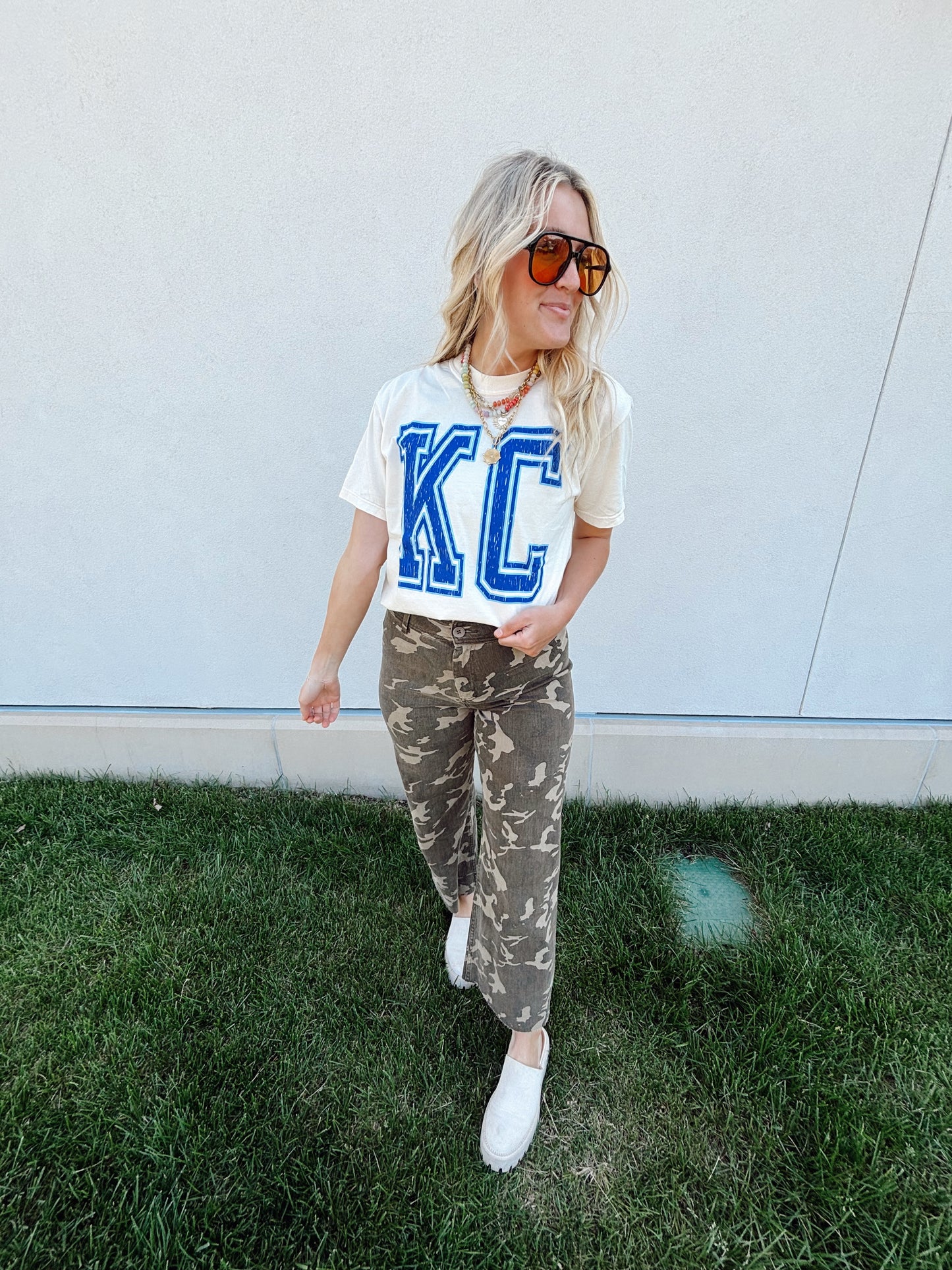KC Distress Tee