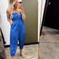 Capri Balloon Jumpsuit (Blue)