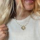 Puffy Heart Bead Necklace