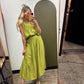 Evangalene Skirt Set (Avocado)