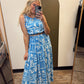 Boho Babe Maxi Set (Blue)