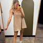 Weekend In Sneakers Dress (Taupe)