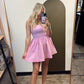 Dede Strapless Dress (Pink)