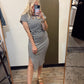 Marisa Stripe Midi Dress